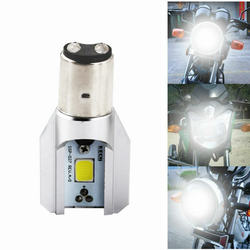 Ampoules de phares de Moto Led H6 COB 1000LM BA20D, lampe H/L, Scooter, ATV, accessoires de motocyclette, feux antibrouillard