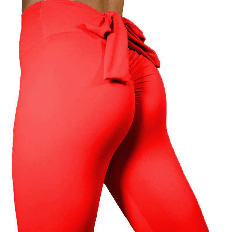 Женские леггинсы с высокой талией, эластичные повседневные штаны для тренировок и фитнеса, пикантная одежда для бодибилдинга