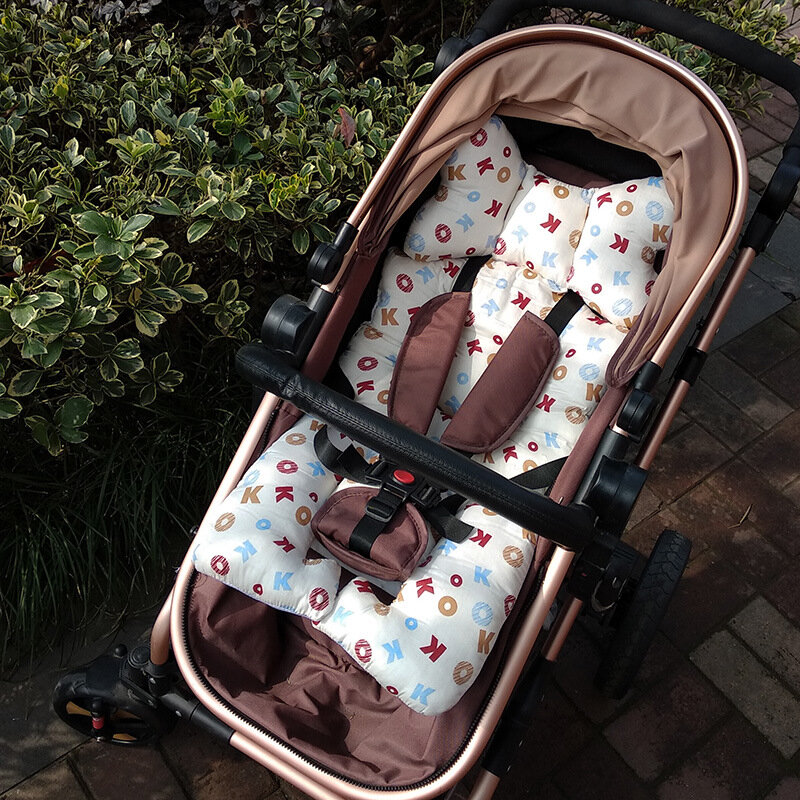 Carrinho de bebê carrinho de bebê almofada do assento cadeira alta carrinho de bebê almofada de assento de algodão carrinho de bebê