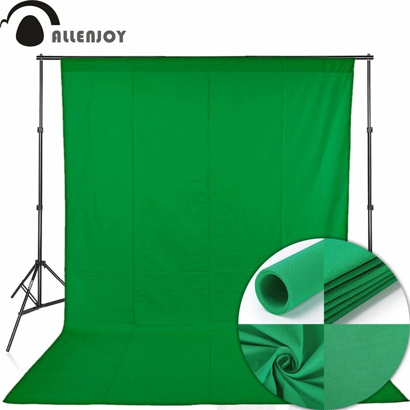 Allenjoy schermo Verde Chromakey fotografia di ritratto keying sfondo sfondo tessuto non tessuto di tessuto Professionale per la Foto In Studio