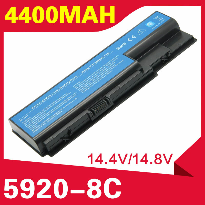 Bateria para acer aspire, 4400mah, apexway, 5920g, 5520g, 5315 as07b31, as07b32, as07b41, as07b42, as07b51, as07b52, as07b61, as07b71, as07b72