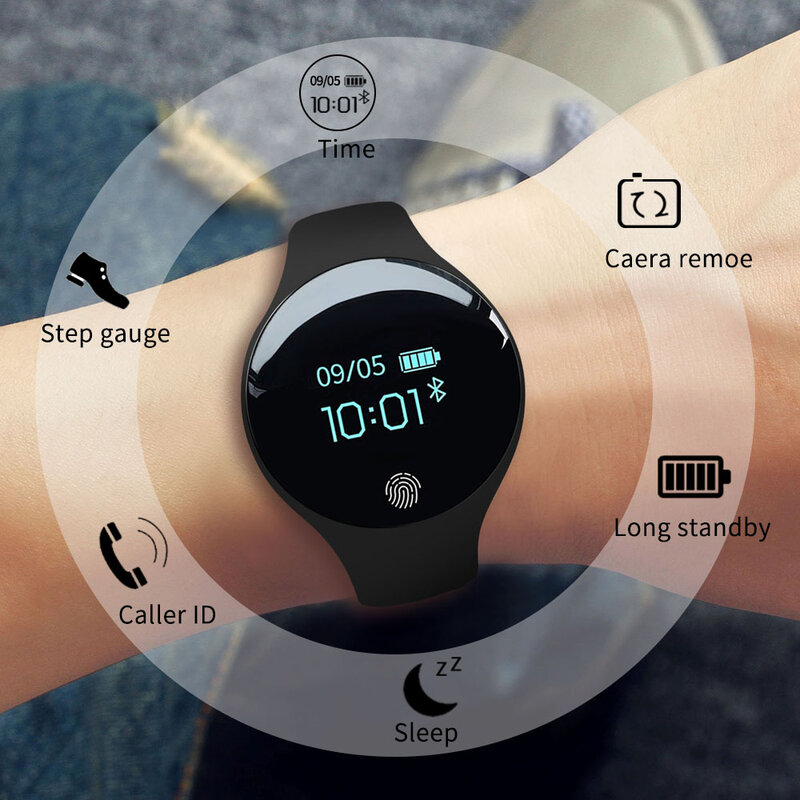 SANDA Smartwatch für IOS Android Männer Uhr Intelligente Schrittzähler Fitness Frauen Uhren Wasserdicht Sport Uhr Bluetooth Uhr