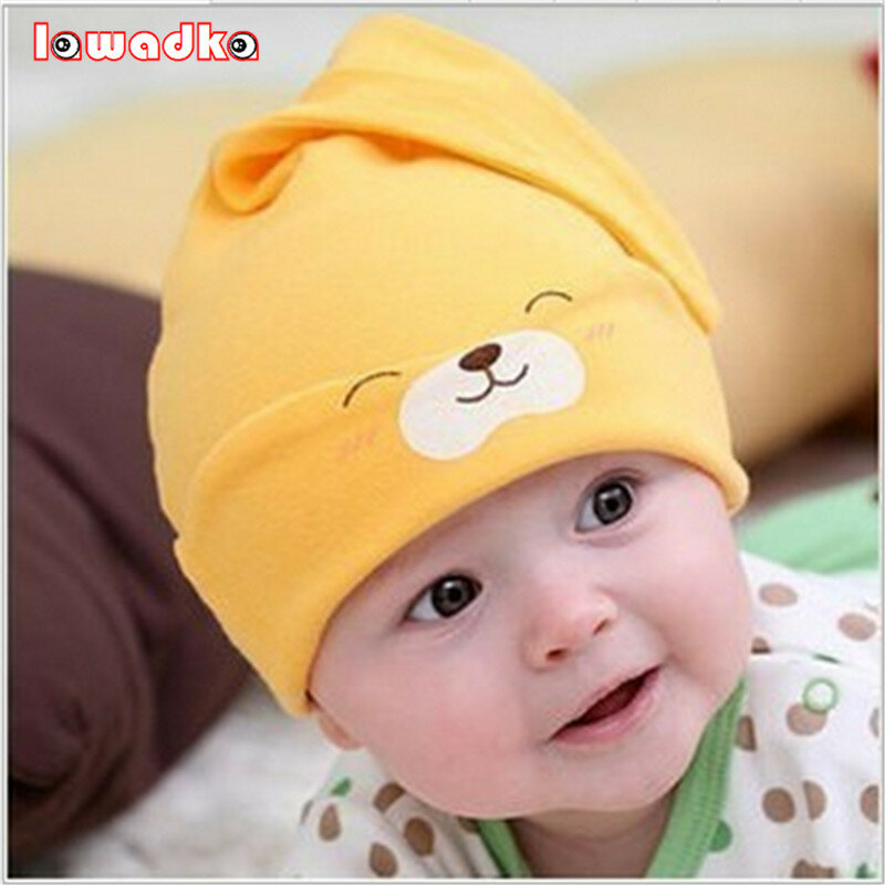 قبعة قطنية لحديثي الولادة ، خريف وشتاء ، قبعة دافئة للأطفال ، إكسسوارات ملابس لحديثي الولادة