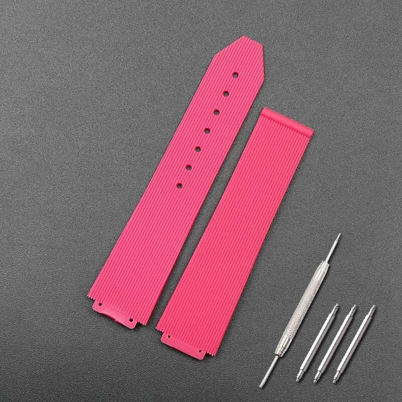 Frauen silikon band 15mm x 21mm für Hublot gummiband strap wasserdichte sport uhr zubehör