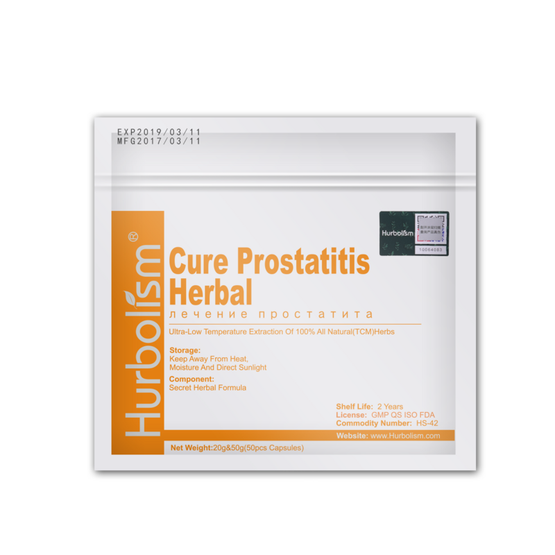 Ingredientes herbal naturais para cura de prostatite e nutrir funções de próstata, melhora a capacidade sexual masculina