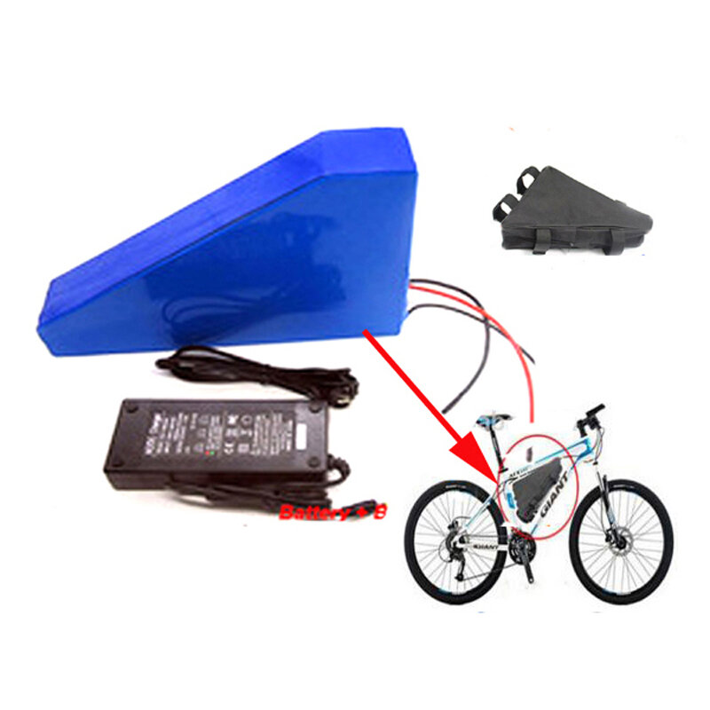 Bafang-Batería triangular de litio para bicicleta eléctrica, pila de 48 v, 35ah, 1000w, 1500W, 20AH, 8fun