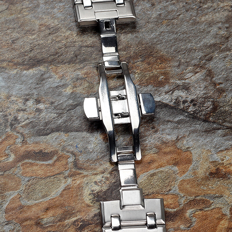 Correa de acero inoxidable para reloj AP de 28mm para hombre, accesorios de reloj, Piguet Royal Oak, cierre de mariposa, correa de reloj de alta calidad