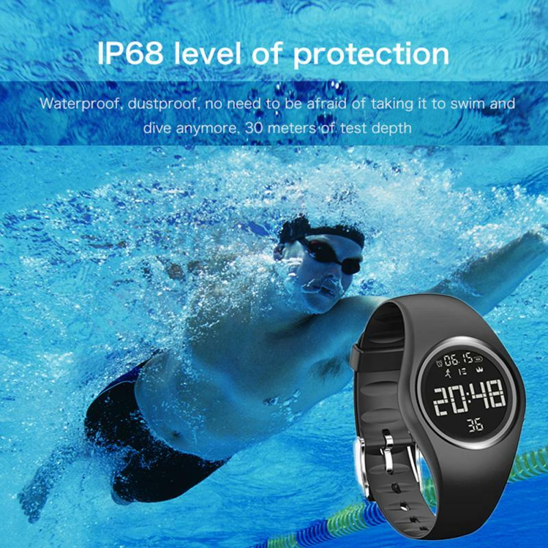 防水デジタルスマートスポーツ女性の腕時計歩数計モニターカロリーインテリジェントモーションフィットネス腕時計フィットネスクリエイティブ時計