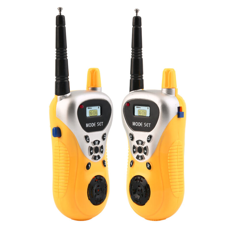 2 Buah Interkom Profesional Elektronik Walkie Talkie Anak Radio Retevis Anak-anak Portabel Komunikator Dua Arah Mainan Genggam Mini