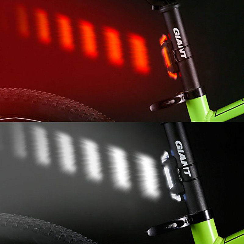 Bike Fahrrad licht Wiederaufladbare LED Rücklicht USB Hinten Schwanz Sicherheit Warnung Radfahren licht Tragbare Flash-Licht Super Helle