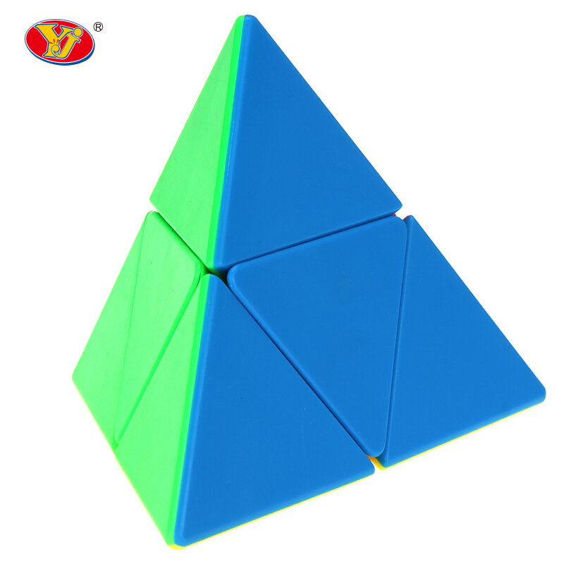 2*2 cubo de pirâmide stickerless cubos mágicos profissional 2x2x2 quebra-cabeça velocidade cubo brinquedos educativos para crianças