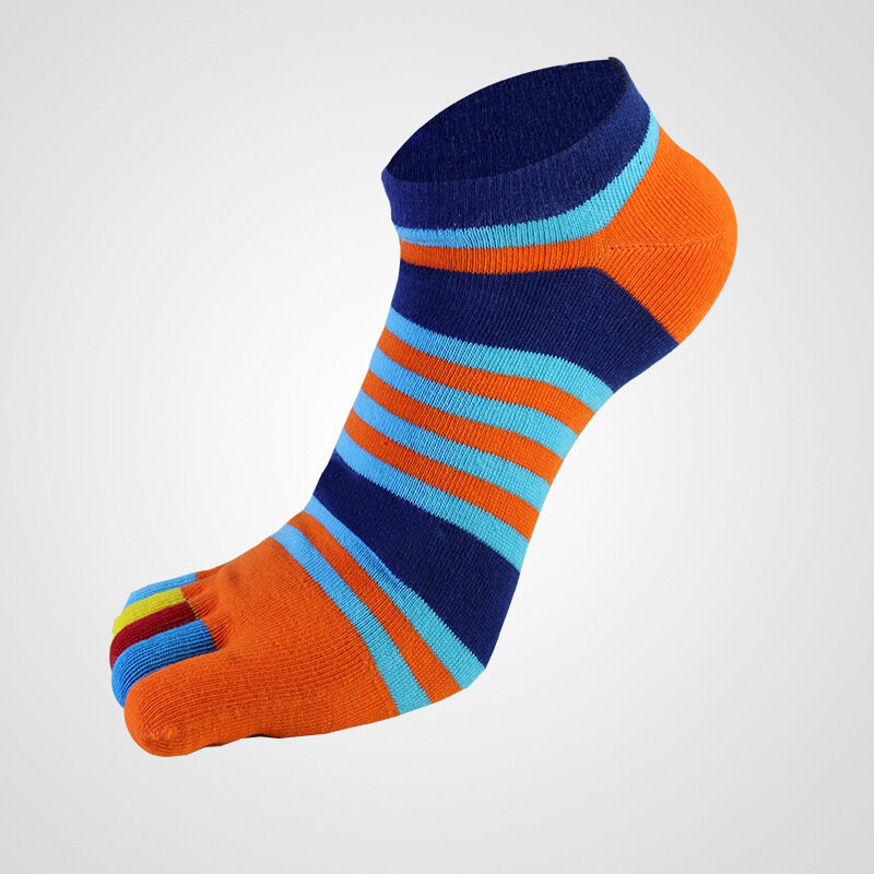 5 Paare/lose sommer Neue Herren Socken Baumwolle Fünf Finger Socken Casual Zehensocken Atmungsaktiver Calcetines Socken Für Männer