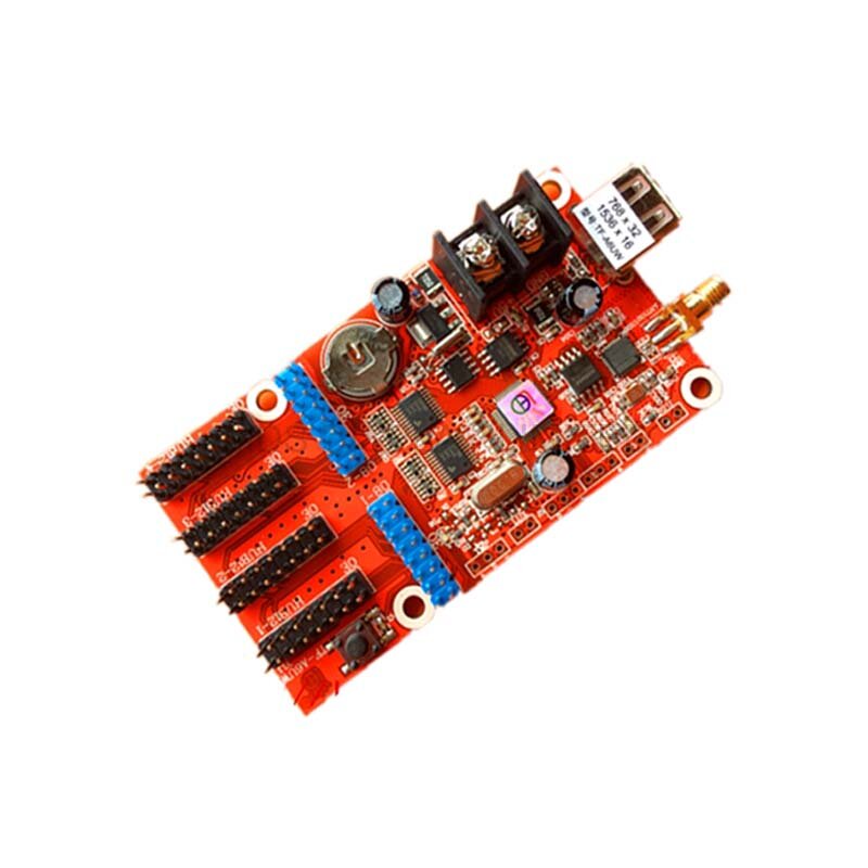 TF-A6UW wireless wifi led control card, Support  768*64 ,2 hub08, 4hub12 port,one color, two color andriod led control card