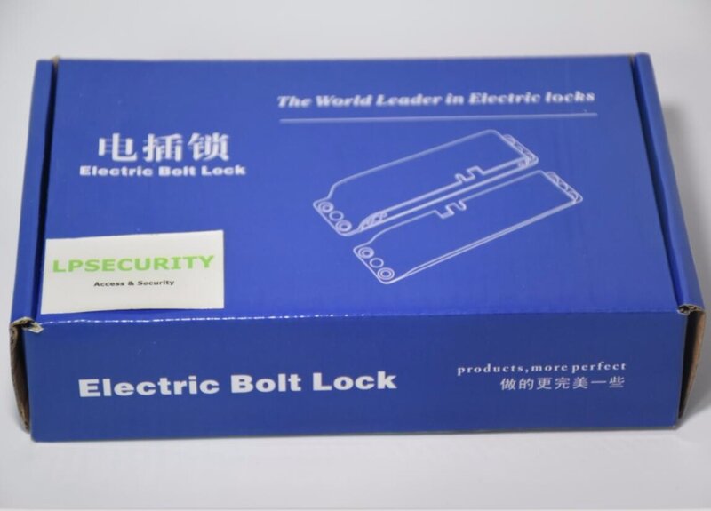 LPSECURITY Electric deadbolt DC 12V Fail Safe Electric Drop Bolt Lock for Door Access Control Security Lock Doors System