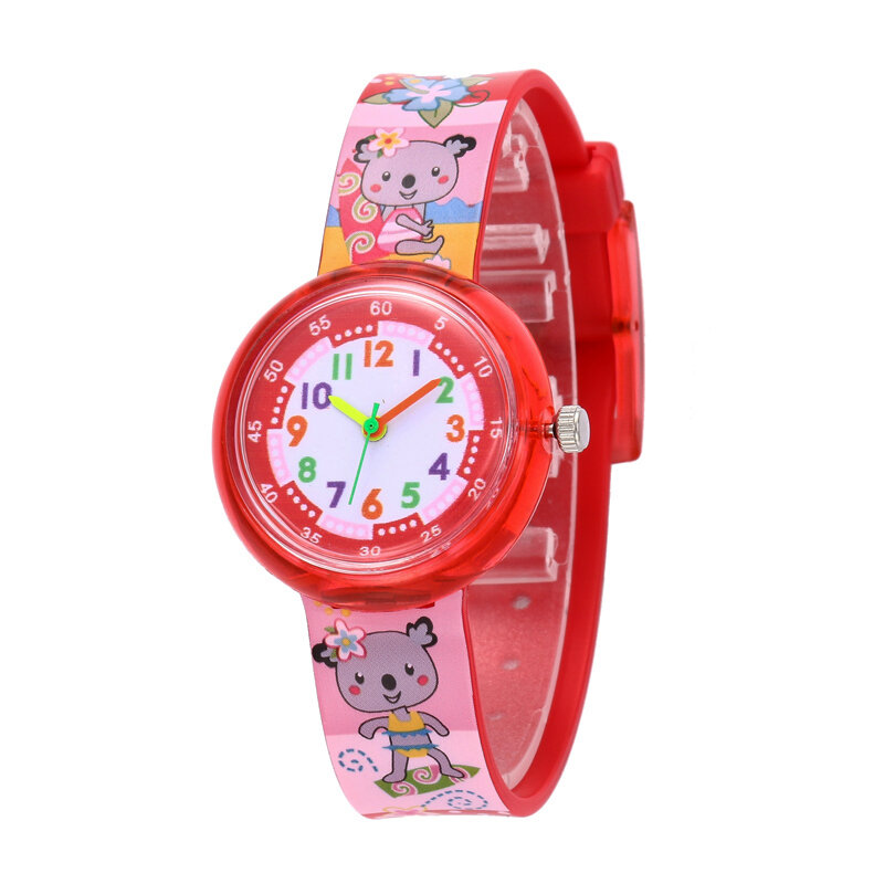 Часы наручные женские в стиле Харадзюку, милые модные спортивные с изображением кролика, для мальчиков и девочек, хит продаж, рождественски...