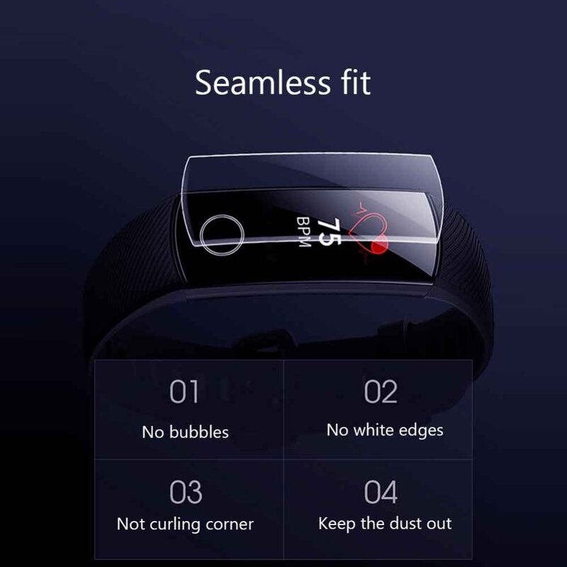 Película protectora para reloj inteligente Huawei Honor Band 4, protector de pantalla para Huawei Honor Band 4, 1/3/5 unidades