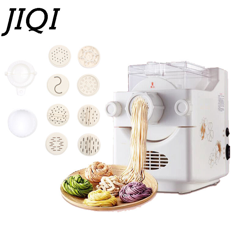 Máquina eléctrica automática para hacer Pasta, cortador de espagueti, envoltura de dumplings, colgador de prensado, procesador de licuadora de masa