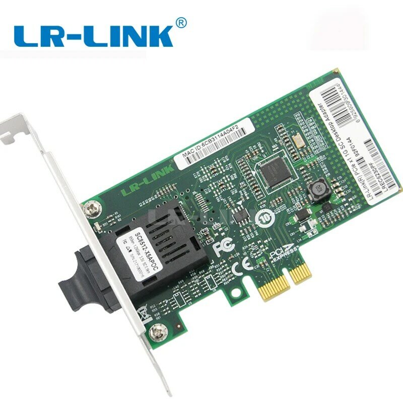 LR-LINK 6230PF Pci-e pci Express Gigabit Ethernet Netwerkkaart 1000 Mb Fiber Optische Lan Adapter Desktop PC Controller Intel I210