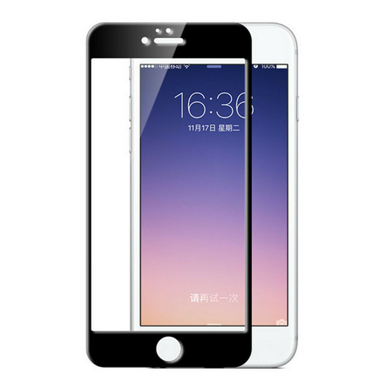 Protecteur d'écran pour iPhone, couverture complète en verre trempé pour modèles 11 Pro, XS, Max, XR, X, 8 Plus, 7 Plus, 6, 6S Plus, 9H