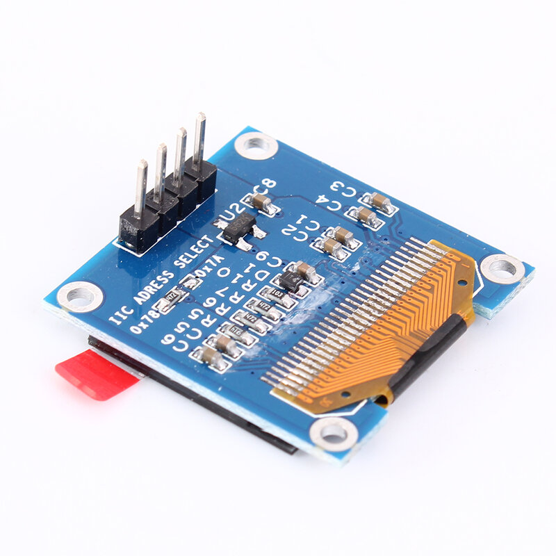 Placa de tela lcd para arduino, módulo de tela oled branco de 0.96 polegadas para arduino iic serial 128x64 i2c ssd1306