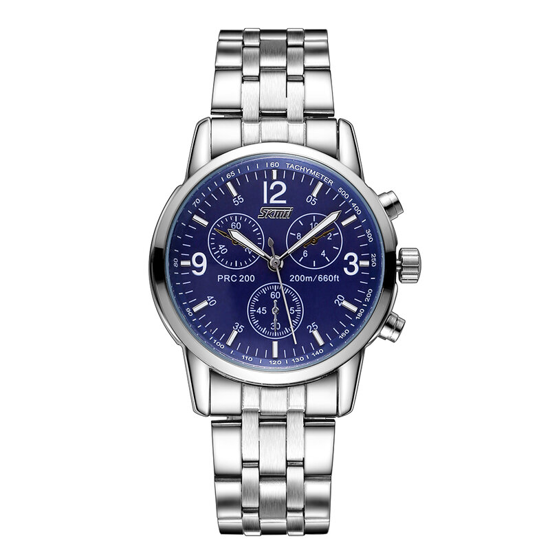 2019 新ブランドファッション男性ビジネススポーツ腕時計ステンレス鋼のストラップ防水クォーツカジュアルメンズ腕時計レロジオ Masculino