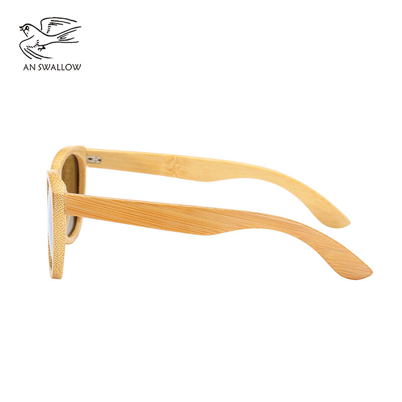 2020 novos óculos de sol de madeira, lentes polarizadas uv400 tac de bambu, óculos de sol anti-ultravioleta e anti-reflexo