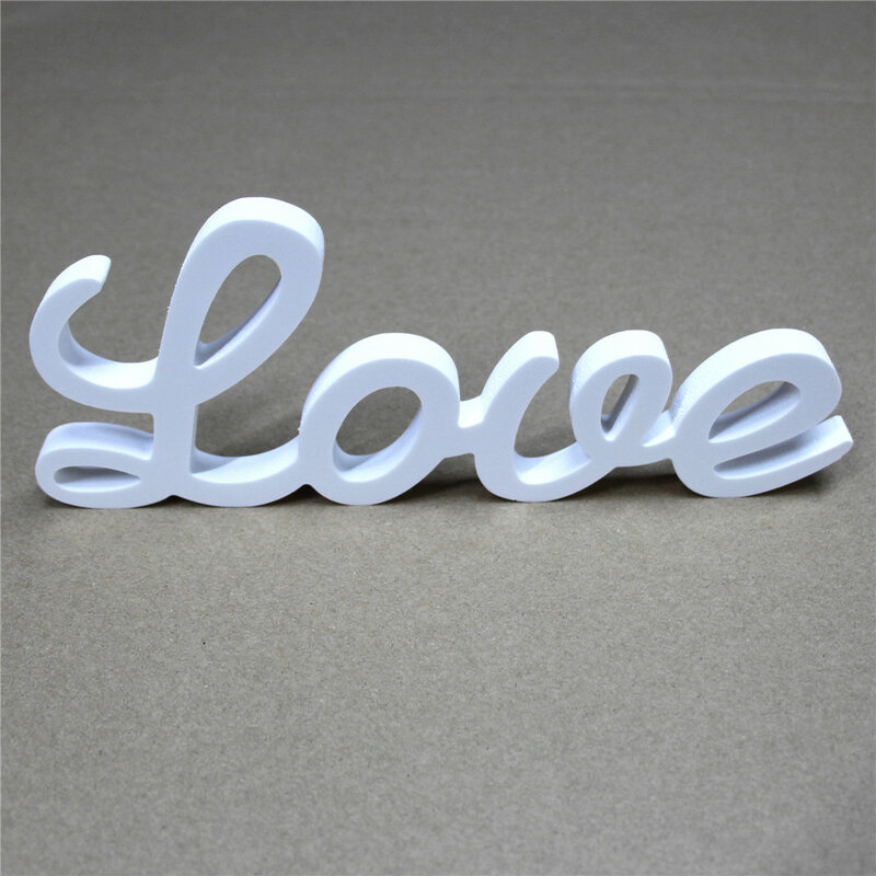 Photo wall Artificial  Wood Letters 12cm Birthday Home wedding decoration artificial Wooden Number letter used for name or logo