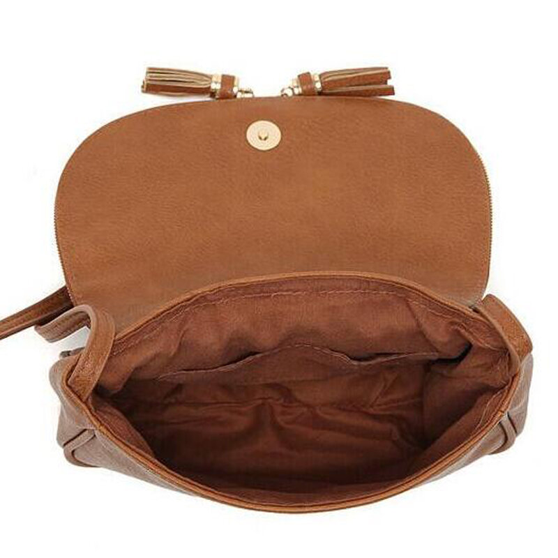 Hot Sale Tassel Women Bag Leather Handbags Cross Body Shoulder Bags Fashion Messenger Bag Women Handbag Bolsas Femininas