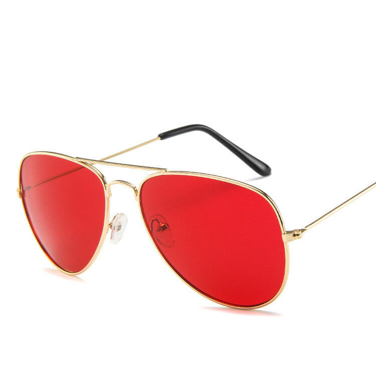 Unisex Pilot Aviation Night Vision Sunglasses Gradient Men Women Goggles Glasses UV400 Sun Glasses Driver Night Driving Eyewear