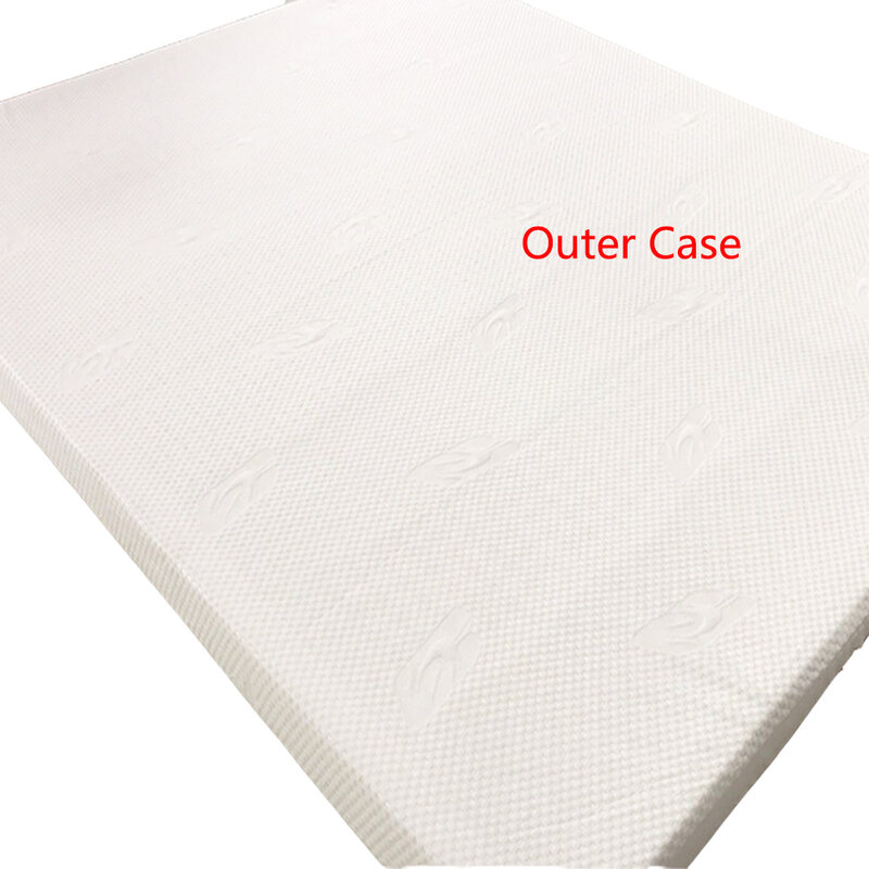 Naturalny materac lateksowy z wewnętrznym futerałem zewnętrzny futerał japonia mata tatami kręg szyjny 7 strefowy materac na łóżko