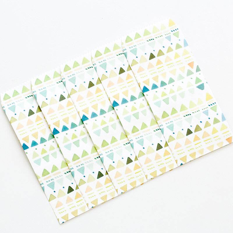 Enveloppes en papier coloré à motifs géométriques, joli dessin animé coréen, enveloppes artisanales cadeaux pour Invitations de mariage, 30 pièces/lot