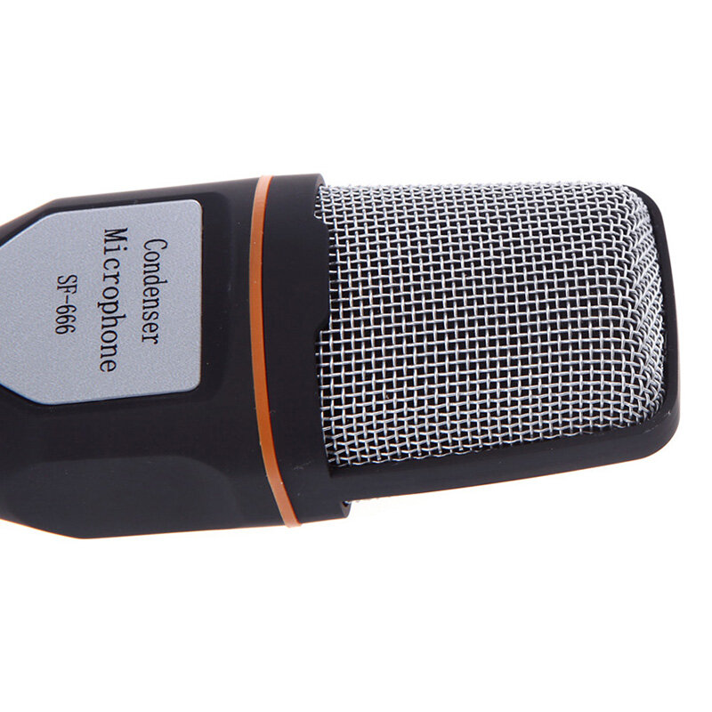 TGETH – Microphone portable avec Jack 3.5mm, avec trépied, pour PC, chat, chant, karaoké, ordinateur portable
