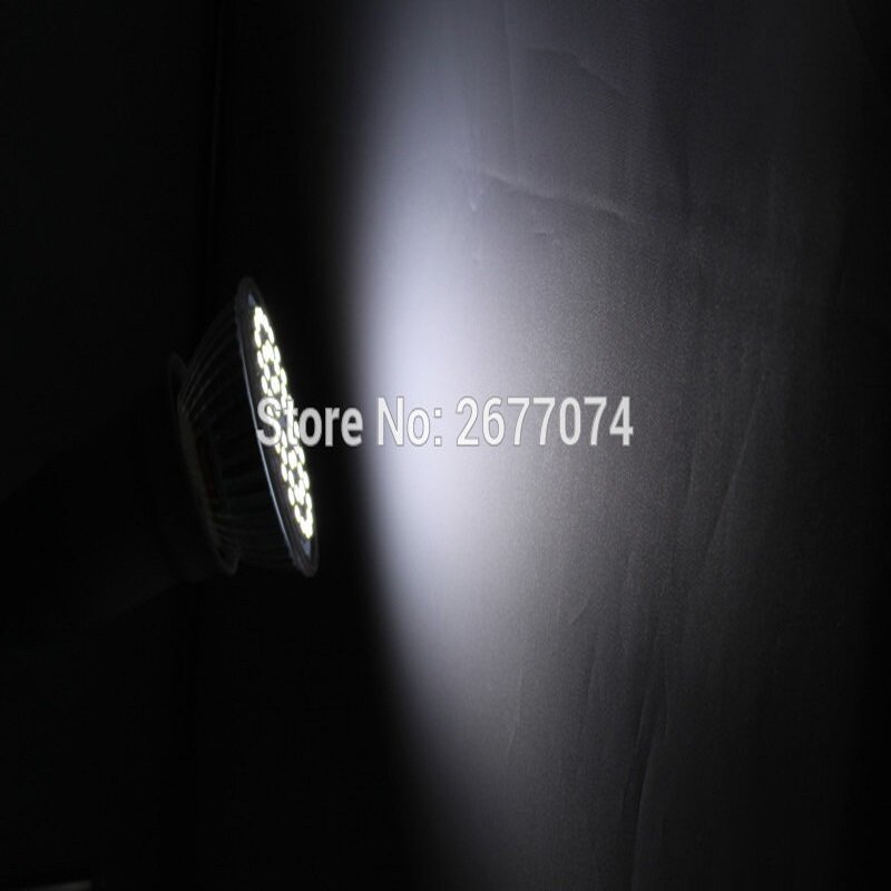 Projecteur décoratif led, E14 GU10 E27, 60 diodes, 3528 3w, 300LM ac 220v, blanc chaud, 1 pièce, JTFL153-1