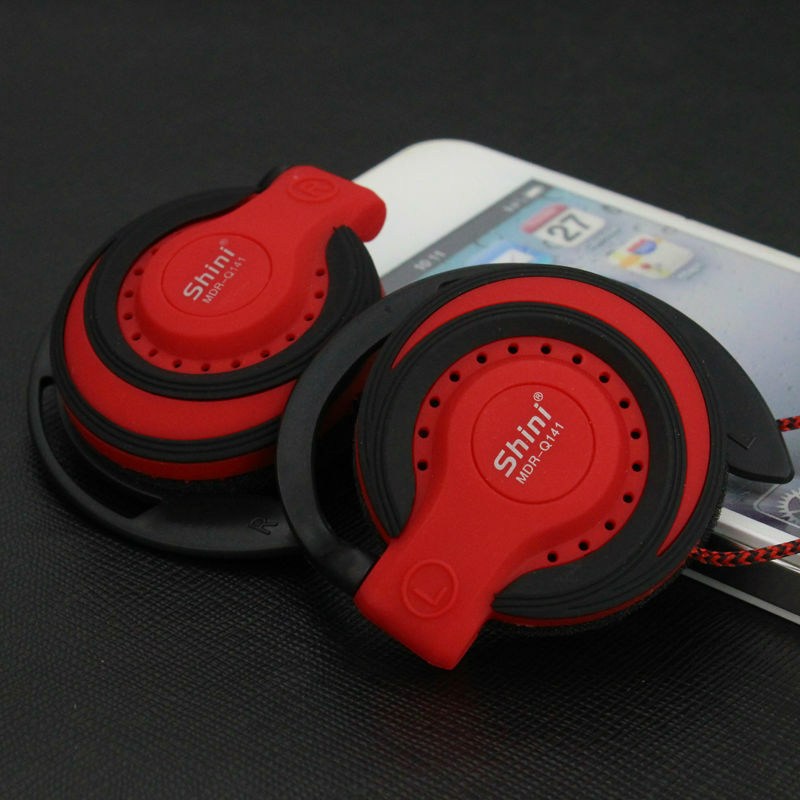 Original Brand Earphones Q141 Bass Headphones Hifi Ear Hook Headset Earbud for Mobile phone Universal for MP3/MP4