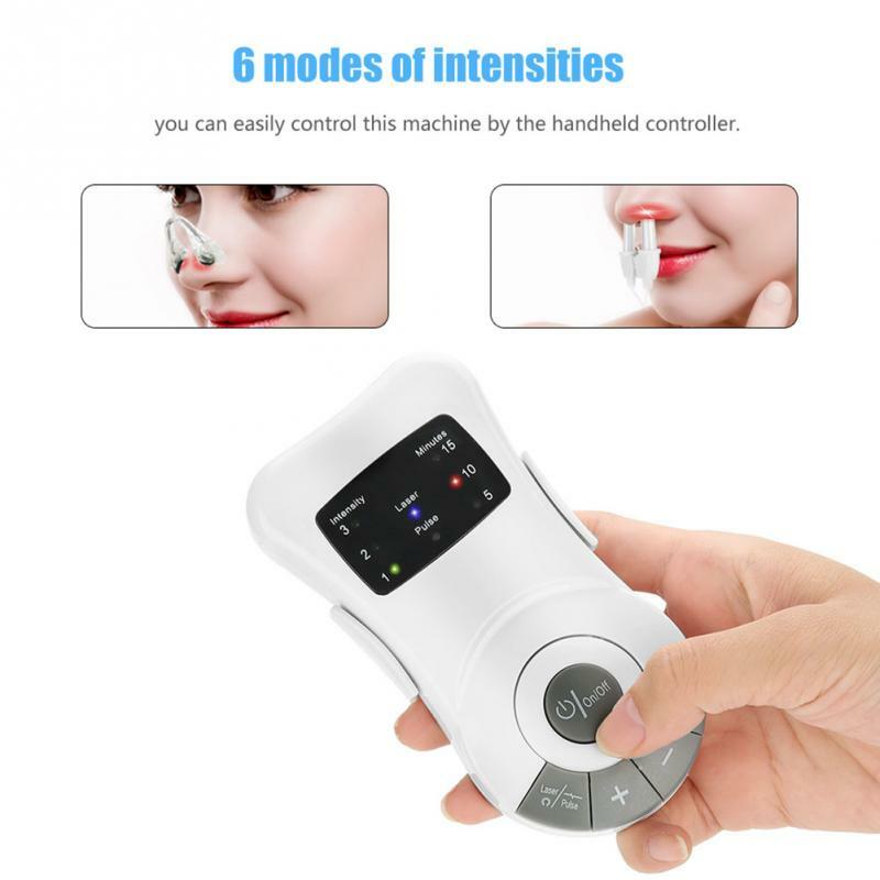 Rhinitis Therapy Allergy Nose clip Low Frequency Sinusitis Cure Reliever Low-frequency Rhinitis Laser Therapy Treatment Massager