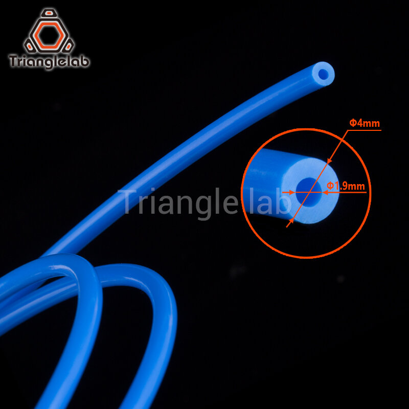 Trianglelab PTFE 튜브 테플론토 TL-피더 핫엔드, Reprap 로스톡 보우덴 압출기, 1.75mm, ID1.9 mm OD4mm, 카프리코르누스 튜브