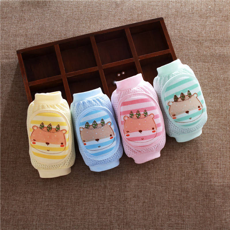 Chauffe-jambes en maille pour bébé, protège-genoux et coudières pour enfant en bas âge, genouillères de protection, en Carton imprimé, A013-15