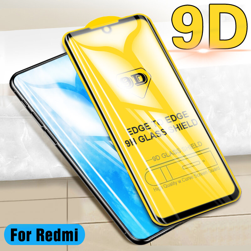 9D Curved tempered glass for xiaomi redmi note 7 5 6 pro screen protector for redmi 6 6A 5 5A 5 plus S2 glass for redmi note 5 7