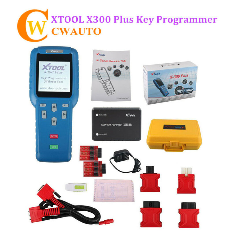 Original Xtool X300 Plus Auto Key Programmer & Oil Reset Tool & OBD2 Engine Diagnosis With EEPROM Adapter Update Online