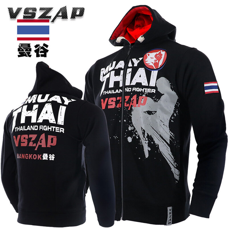 VSZAP MMA Boxing Sports Jersey Thai Boxing Fight Sweatshirts Casual Sweatshirts Boxing Muay Thai Boxing Muay Thai Tights mma