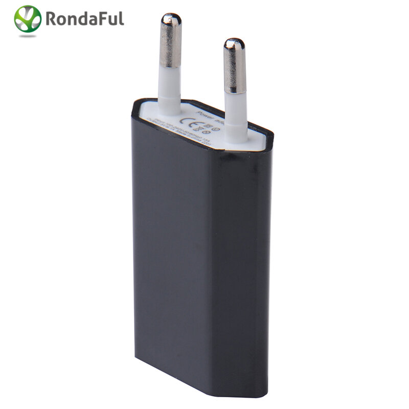 Adaptador de corriente USB para viaje, cargador de pared para iPod, iPhone 4, 4S, 5, 5S, 6, 6s, 6plus, 7, 7plus, 5V, 1A, para HTC, Xiaomi, LG y Huawei