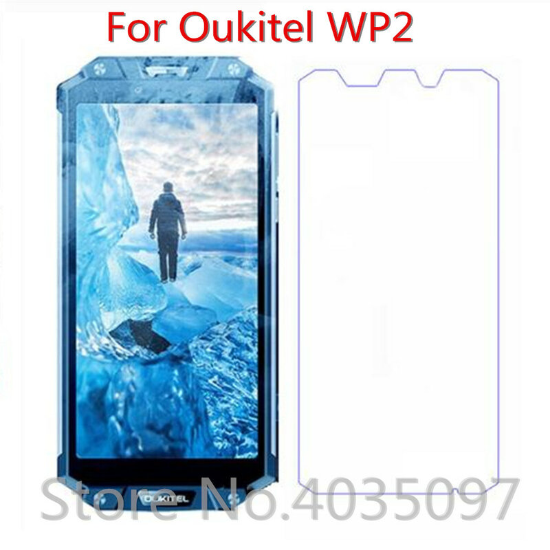 Vidrio templado para Oukitel WP2 Protector de pantalla 9 H 2.5D protectora del teléfono de cristal para Oukitel WP2 de vidrio