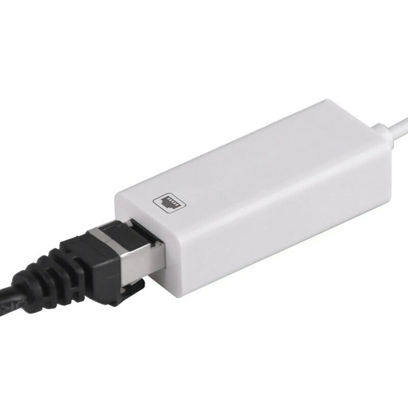 Adattatore per cavo di rete da 100Mbps per Lightning a RJ45 Ethernet LAN cablato da viaggio all'estero compatto per serie iPhone/iPad