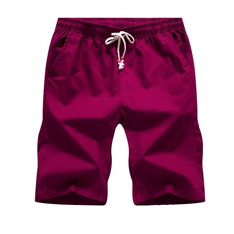 Calções casuais 2021 verão nova chegada legal moda sólida cintura elástica shorts casuais para homem plus size 5xl calções masculinos 622