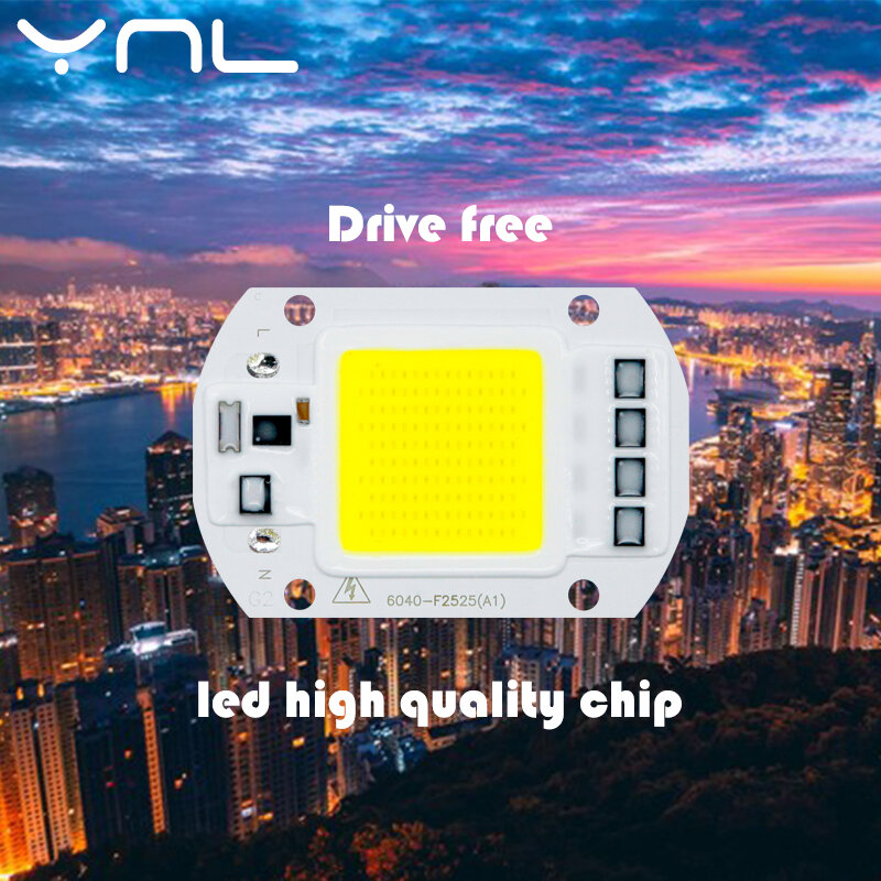 Chip COB LED de potencia Real, 3W, 5W, 7W, CHIP de lámpara LED, 20W, 30W, 50W, 220V, 240V, entrada IP65, IC inteligente para bricolaje, chips de inundación de luz LED para exteriores