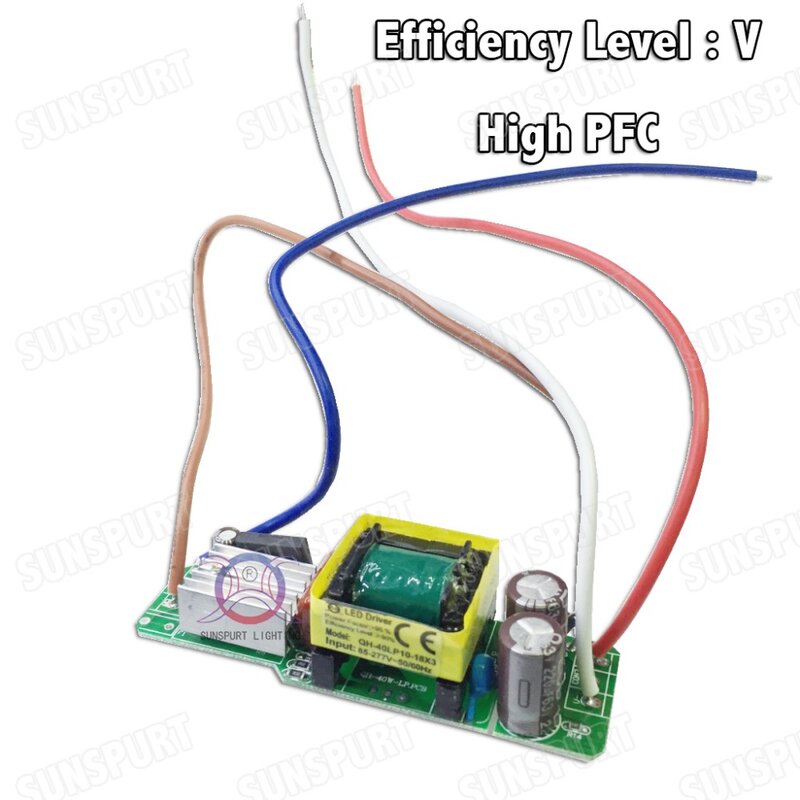 LEDPowerSupply-bombilla LED de corriente constante, lámpara de aislamiento de 36W, controlador de AC85-277V, 10-18x3W 600mA, DC30-60V, 3 unidades, Envío Gratis