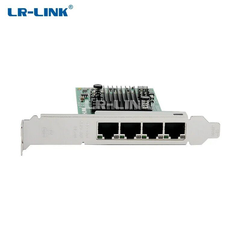 LR-LINK 9224PT Gigabit Ethernet Network Adapter 10/100/1000M PCI-Express Quad port RJ45 Lan Card NIC Intel I350-T4 Compatible