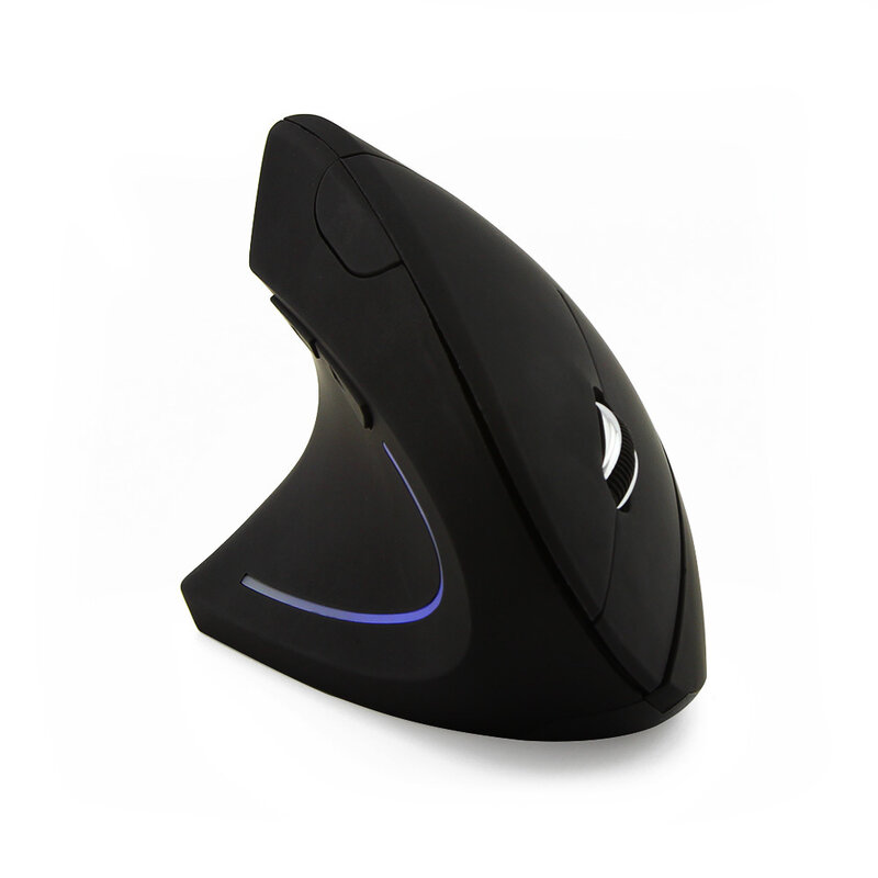 CHYI Ergonomic Mouse แนวตั้ง2.4G ไร้สายขวามือซ้ายสำหรับเล่นเกมคอมพิวเตอร์เม้าส์6D USB เมาส์ไร้สายเมาส์สำหรั...