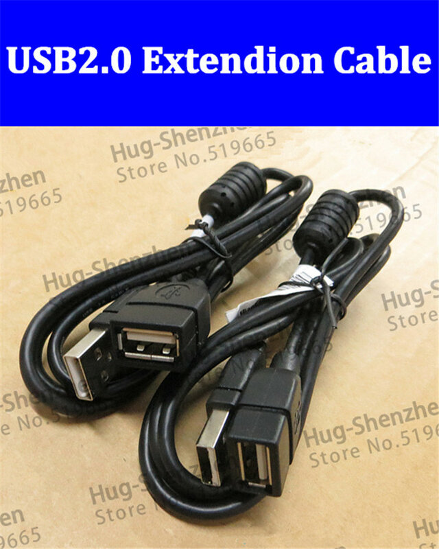 Alta qualidade USB2.0 macho para famale data cabo do computador cabo de extensão de cabo de alta velocidade com 1 M -- 2 pçs/lote