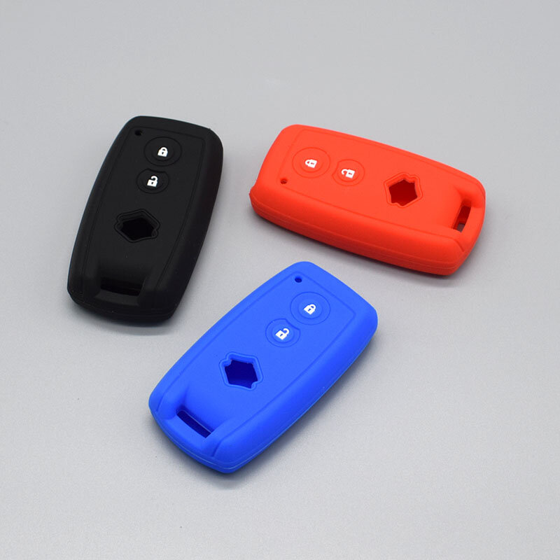 Чехол для автомобильного ключа силиконовый чехол для Suzuki Grand Vitara SX4 Swift XL-7 2 кнопки smart keyless remote protect skin
